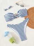 Promoção - Biquíni Listrado com Fivela